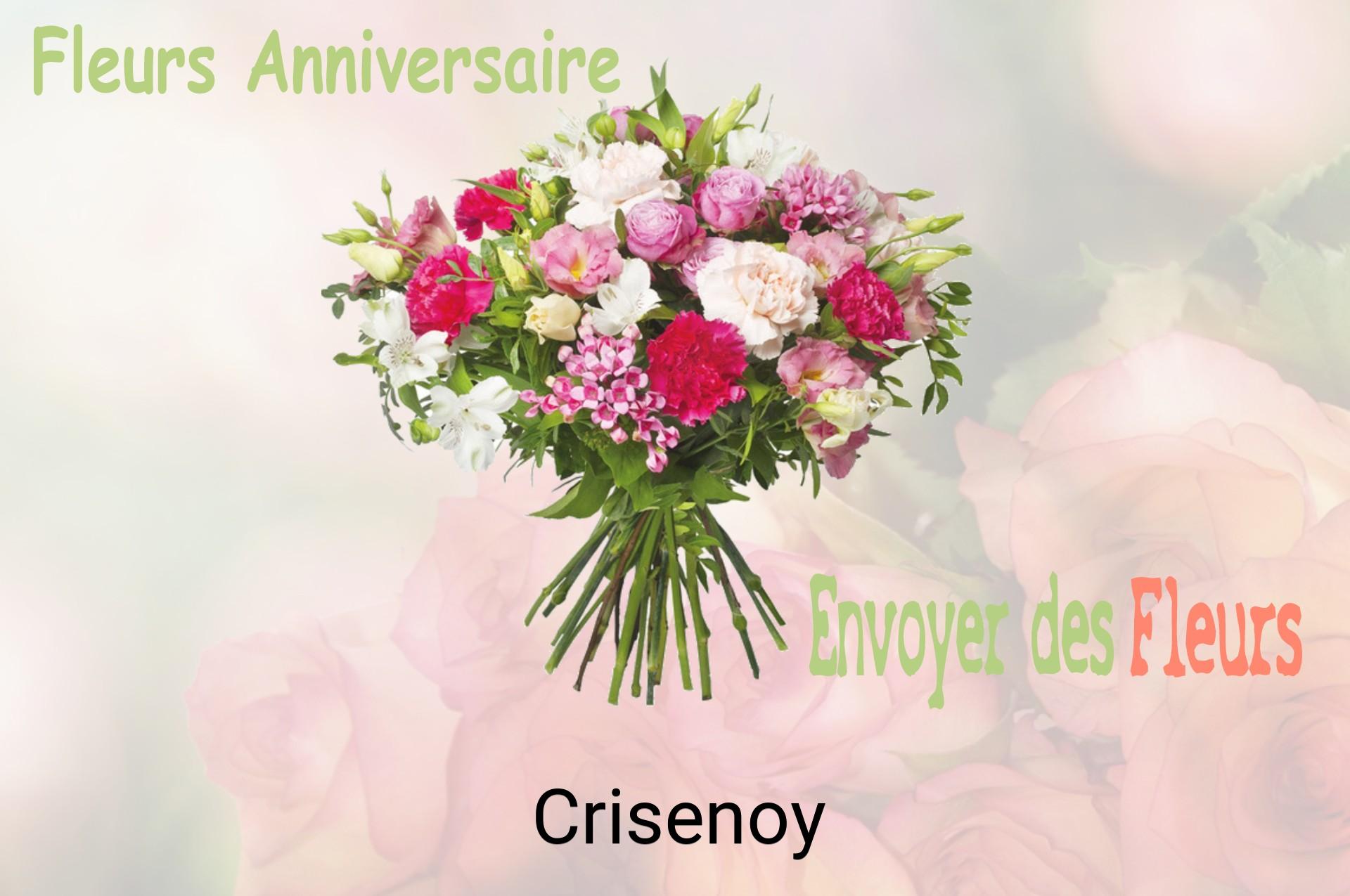 Bouquet de fleurs d’anniversaire livré à Crisenoy